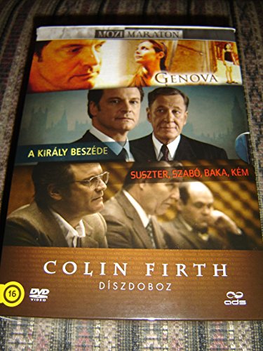 Colin Firth Box Set (3 DVD's) Genova - The King's Speech - Tinker, Tailor, Soldier, Spy / Colin Firth Díszdoboz Genova - A király beszéde - Suszter, Szabó, Baka, Kém / Audio: English, Hungarian / Menu is in Hungarian
