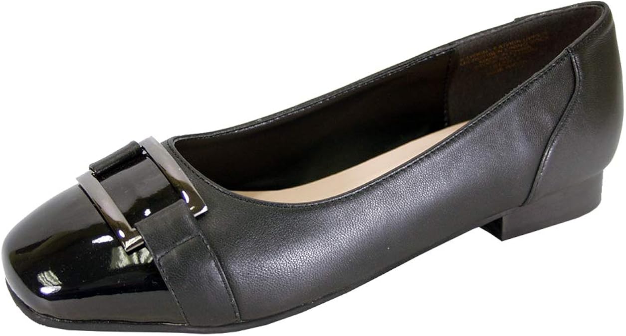 Peerage Tonya Women's Wide Width Comfort Leather Dress