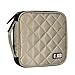 BUBM Padded 32 Capacity CD DVD Carrying Wallet, Khaki