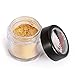 Red&Black Shimmer Eyeshadow Powder Glitter Shimmer Pearl Dust Powder for Face and Body 3g (Gold)