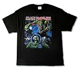 Iron Maiden Final Frontier N.A. Tour 2010 Mens Black T Shirt (XL)