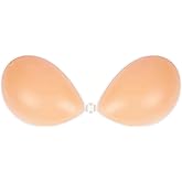MITALOO Adhesive Bra Invisible Sticky Strapless Push up Backless Reusable Silicone Covering Nipple Bras