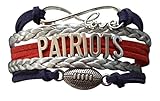 New England Patriots Bracelet - NFL Bracelet, Patriots Jewelry & Perfect Football Fan Gift