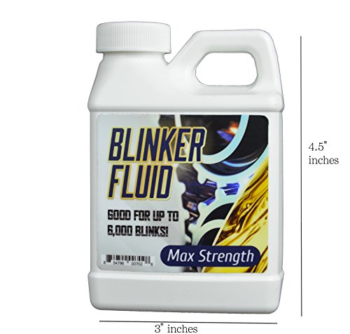 Blinker Fluid-HAND HELD VERSION-Hilarious Gag Gift-Stocking Stuffer-Car Prank-8 oz Bottle