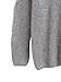 MakeMeChic Women's V-Neck Ripped Long Sleeve Knit Loose Pullover Sweater Grey M