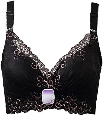 Breast enlargement Health care beauty massager Therapeutic Beauty vibrator device Vibrating massage bra & breast massager (Black)