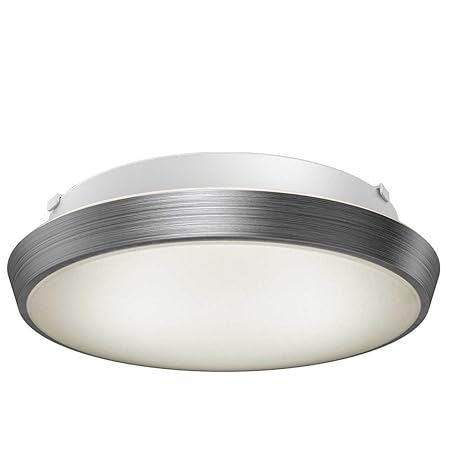 Artika Skyraker Ceiling Led Light Silver Dimmable 25watt Ip44 Warm