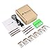 Powerextra 6Pcs 3.7V 150MAH RC Battery with 6-Port Charger Compatible with JJRC H36 Eachine E010 GoolRC T36 NIHUI NH010 RC Li-PO Battery