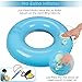 Inflatable Swim Ring Pool Float with integrated built-in Inflator Qoosea Toy PVC Inflatable Watermelon Simply press the pump inflator by the air-relief nozzle pool-party Water Fun(latest hottest)