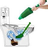 Vivo Technologies Heavy Duty Toilet Plunger Unblocker Flexible Drain Tool view 3