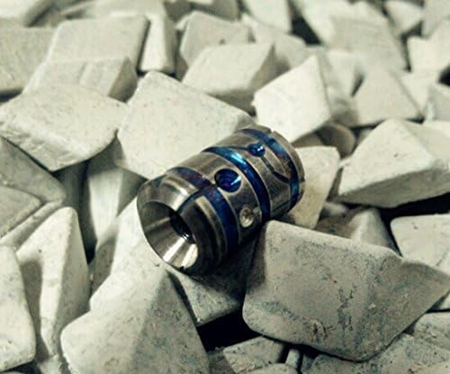 Original Handmade Customize Energy Core 1PC Round Shaped Titanium Alloy Parachute Cord Knife Tool Lanyard Bead