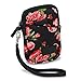 USA Gear Small Digital Camera Case with Wrist Strap, Belt Loop - Camera Case Small Compact Compatible with Canon Powershot Elph, Case G7 Mark iii, Nikon Coolpix, Cybershot, Pixpro and more (Floral)