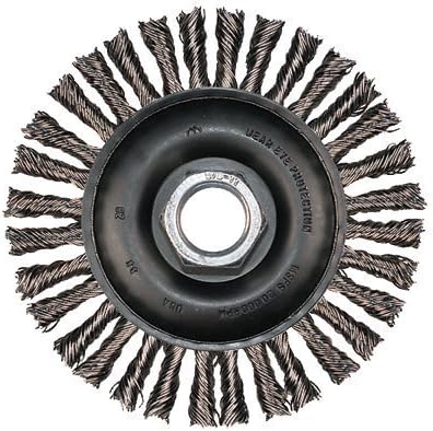 ADVANCE BRUSH - 6" STRINGER BEAD KNOT WHEEL .020 CS WIRE 5/8-11 - 410-82488
