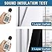 100% Blackout Curtains for Bedroom 63 Inches Long Thermal Insulated Lined Curtains for Living Room Double Layer Full Light Blocking Energy Saving Grommet Drapes Draperies, 2 Panels, White