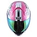 WOW Motorcycle Street Bike Full Face Helmet Racing Star