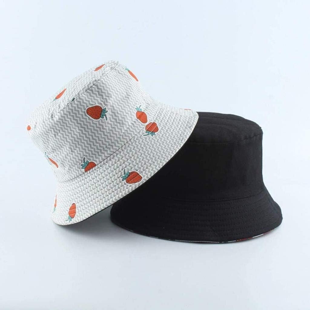 Bucket Hat with Strings, Summer Lady And Men Cotton Fishing Hat Hip Hop
