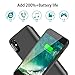 6000mAh Battery Case for iPhone X, Support Listening Music/Data Transmission/Charging Came with iPhone, Rechargeable Extended Backup Battery Pack