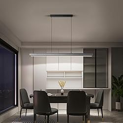 JAYMP Minimalist Linear Pendant Light Dimmable LED