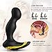 Anal Toy Vibrating Prostate Massager with 6 Novelty Left-Right Hitting Mode and 6 Stimulation Frequency for Anus Play, Utimi Bead Butt Plug P-spot Vibrator with Remote for Male Couple Rechargeable