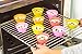 SZYCDAVID Silicone Baking Muffin Cup Cupcake Liners Molds dessert plate/cake pop maker 12 Piece/SET。