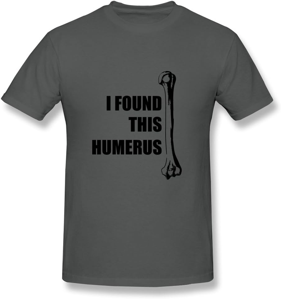 Tea Time Men's Tshirt I Find This Humerus Shirt Funny Bone T DeepHeather