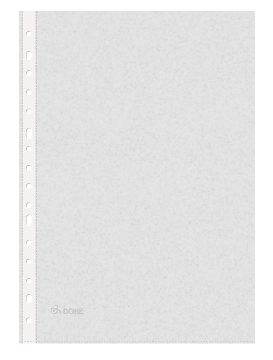 dohe Premium – Pack of 100 Punched Sleeves, Folio,