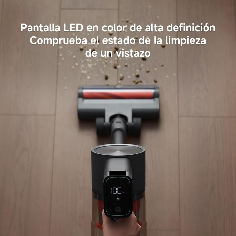 Aspirador de pó xiaomi g20 max, aspirador de vassoura sem fio, 180aw, luzes led, display digital, escova para animais de estimação, filtragem eficiente, bateria de longa duração, cinza