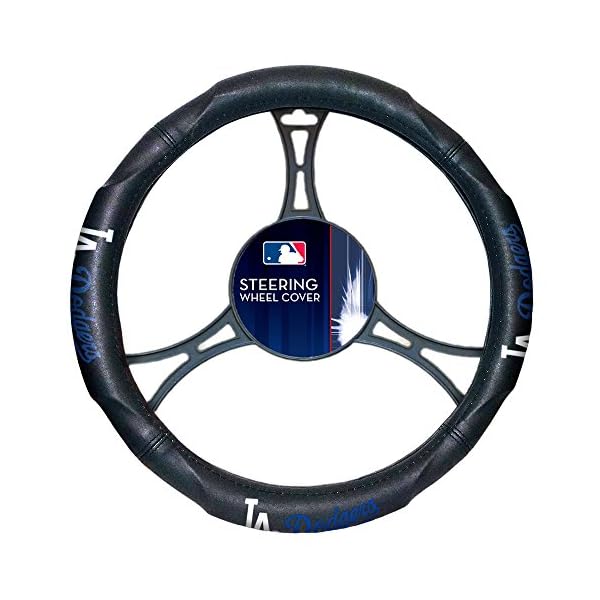 Northwest-NOR-1MLB605000015RET-Los-Angeles-Dodgers-MLB-Steering-Wheel-Cover-145-to-155