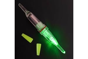 FACULX Fishing Light, Electronic Reusable Night Glow For Float Rod, High-Pressure PE Sea Fishing Lamp With Red Sealing For Ri