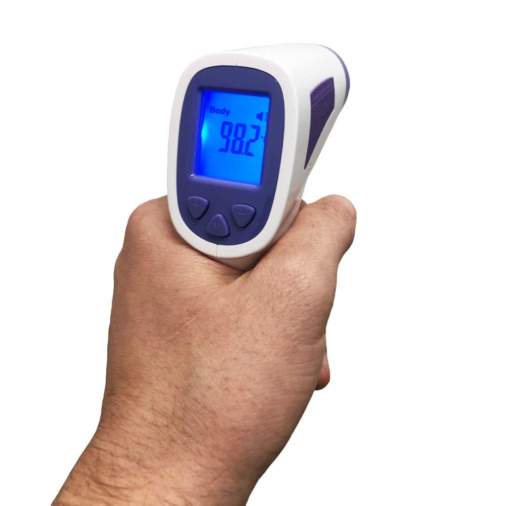 Infrared Touchless Digital Thermometer - Measure Temperature Quickly and Accurately with No Contact – One Button Operation LCD Digital Thermometer High Temp Fever Warning Sound – Fahrenheit or Celsius