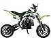 49CC 2-Stroke Gas Power Mini Dirt Bike,Pit Bike Dirt Off Road Motorcycle, Scooter (Green)