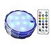 Donbala IR Remote Control Multi Color Led Puck Light Wedding Centerpiece Light Base Vase Light Led Mood Light Aqua Light Hookah Light