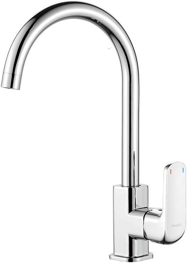 Robinet De Cuisine Ibergrif M18703 - Eau Froide Unique Avec Flexible 36 Pouces - Neuf