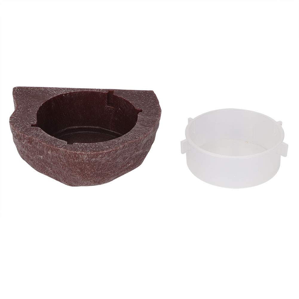 Reptile Feeder Bowl, Plastic Suspension Food Dish for Lizard, Chameleon, Crested Gecko and Spider, Durable and Easy to Clean for Indoor and Outdoor Use