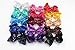 DED 30pcs Sparkly Hair Bows Clips 4 inch Glitter Sequin Bow Alligator Clips Baby Hair Accessories for Baby Girls Children Kids(15 Pair)