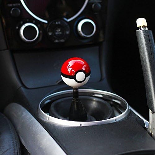 Hongfei Ball Gear Shift Knob With 3 Adapters, 60mm Diameter, Fits Most Car Gearshifts