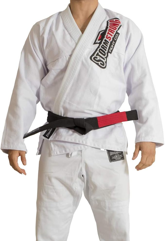 KIMONO STORMSTRONG JIUJITSU TRADICIONAL LEVE BRANCO (A1, JiuJitsu