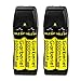 HeCloud 4 x 3.7V Li-ion 6000mAh 18650 Battery Rechargeable Batteries with 2x Dual Charger for Outdoor LED Flashlight