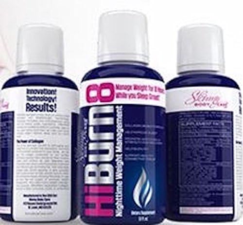HiBurn8 - Lose Weight, Sleep Better, Reduce Stress, Detox, Weight Loss Supplements, Appetite Suppressant, diet weight loss, with Collagen, Calcium, Garcinia Cambogia, Melatonin, Ashwagandha, 16oz