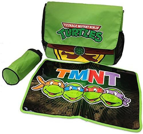 TMNT Ninja Turtles Messenger Diaper Bag Set