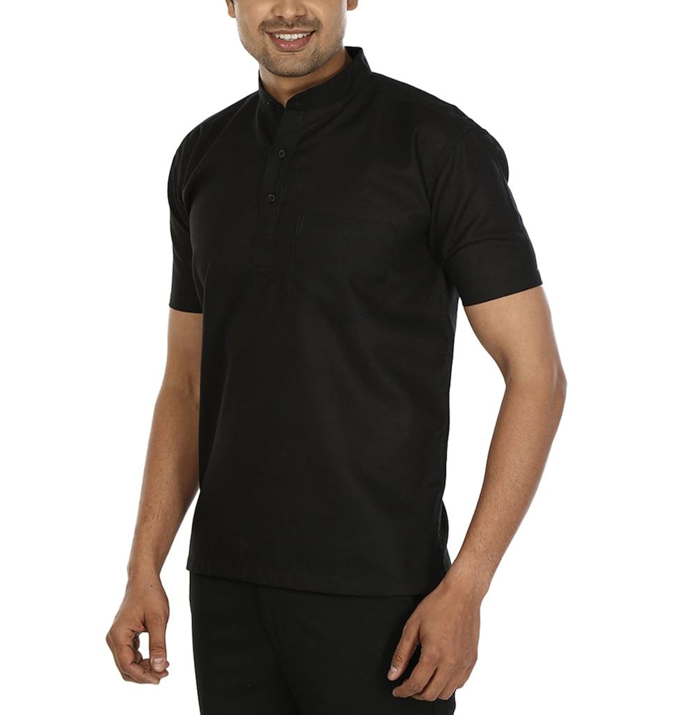 jainish men's short kurta (available in various colour options)