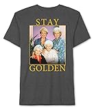 Jem Mens Stay Golden Graphic T-Shirt charcoalhthr 4XL