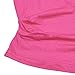 Sexy Tops for Women Hot Pink Cold Shoulder Soft Cotton Peek a Boo Loose Fit Dolman Teen Girls Beachy Tshirts Shirts XL 1X
