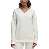 Andrew Marc Marc New York Women's Cozy V Neck Sweater Pullover Top