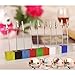 10pcs 10 Colors Cube Wire Base Photo Holder Stand Card Note Desk Memo Clip