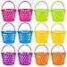 Sizonjoy 12 Pack Easter Eggs Baskets for Kids,9.4