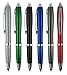 3-1 Twist Action Multi-Function, Ball point Black Ink Pen, Capacitive Stylus for Touchscreen Devices, LED Flashlight, Medical Pen Light,For Home,Work,Doctors, and Nurses By SyPen (Multi-Color 6-Pack)