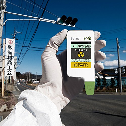 Healthy Eating, Banne Instant Read Digital Food Processor, Fresh Meat, Fruit, Vegetable Nitrate Tester & Geiger Counter Radiation Detection Combo for Food (White)