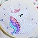 Wool Queen Unicorn Punch Needle Starter Kit | Animal Rug-Punch Beginner Kit, with an Adjustable Embroidery Pen and 7.9'' Bamboo Hoop