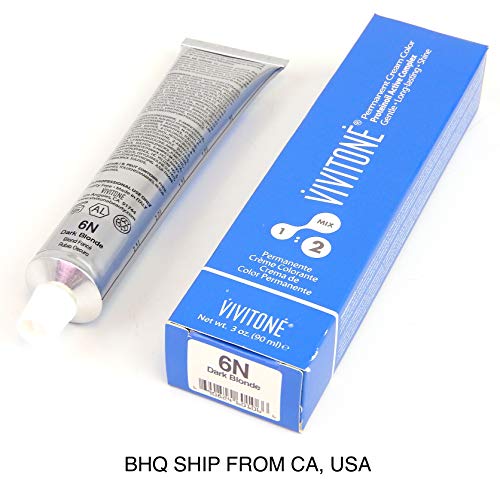 VIVITONE Permanent Cream Color 6N (Dark Blonde)